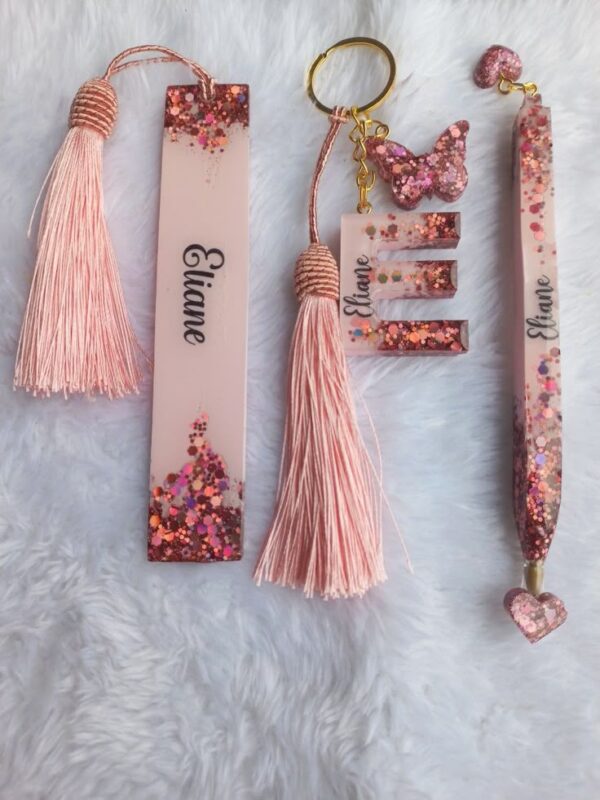Resinarticrafts personalized Resin Stationery Gift Set