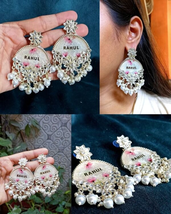 Resinarticrafts Customized Resin Earrings