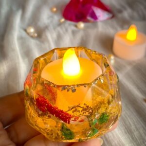 Resinarticrafts Resin Tea Light Holder