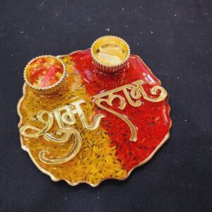 Resinarticrafts Resin Pooja Platter